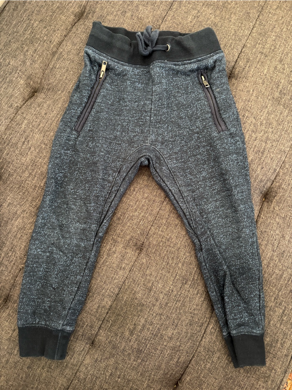 H&M Boys Dark Heather Gray Jogger Sweatpants